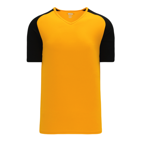 Athletic Knit (AK) S1375Y-213 Youth Gold/Black Soccer Jersey
