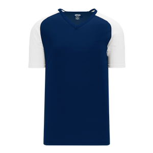 Athletic Knit (AK) S1375Y-216 Youth Navy/White Soccer Jersey