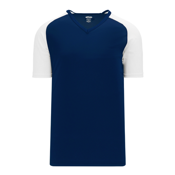 Athletic Knit (AK) S1375Y-216 Youth Navy/White Soccer Jersey
