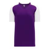 Athletic Knit (AK) S1375Y-220 Youth Purple/White Soccer Jersey