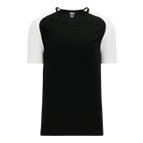 Athletic Knit (AK) S1375Y-221 Youth Black/White Soccer Jersey
