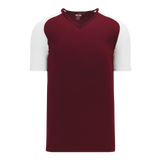 Athletic Knit (AK) S1375L-233 Ladies Maroon/White Soccer Jersey