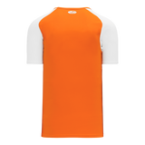 Athletic Knit (AK) S1375M-238 Mens Orange/White Soccer Jersey