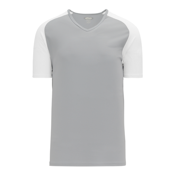 Athletic Knit (AK) S1375Y-245 Youth Grey/White Soccer Jersey