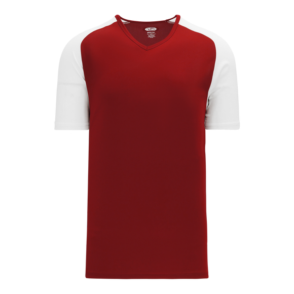 Athletic Knit (AK) S1375M-250 Mens AV Red/White Soccer Jersey