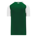 Athletic Knit (AK) V1375Y-260 Youth Dark Green/White Volleyball Jersey
