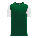 Athletic Knit (AK) S1375M-260 Mens Dark Green/White Soccer Jersey
