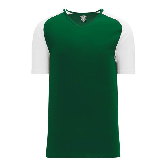 Athletic Knit (AK) V1375M-260 Mens Dark Green/White Volleyball Jersey