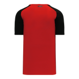 Athletic Knit (AK) S1375L-264 Ladies Red/Black Soccer Jersey