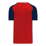 Athletic Knit (AK) S1375L-268 Ladies Red/Navy Soccer Jersey