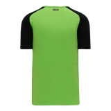 Athletic Knit (AK) S1375L-269 Ladies Lime Green/Black Soccer Jersey
