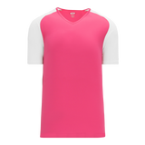 Athletic Knit (AK) V1375Y-275 Youth Pink/White Volleyball Jersey