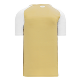 Athletic Knit (AK) BA1375M-280 Mens Vegas Gold/White Pullover Baseball Jersey