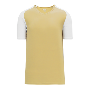 Athletic Knit (AK) V1375L-280 Ladies Vegas Gold/White Volleyball Jersey
