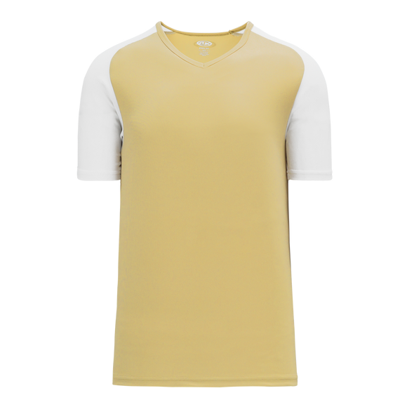 Athletic Knit (AK) V1375L-280 Ladies Vegas Gold/White Volleyball Jersey