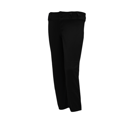 Athletic Knit (AK) BA1385L-001 Ladies Black Pro Baseball Pants