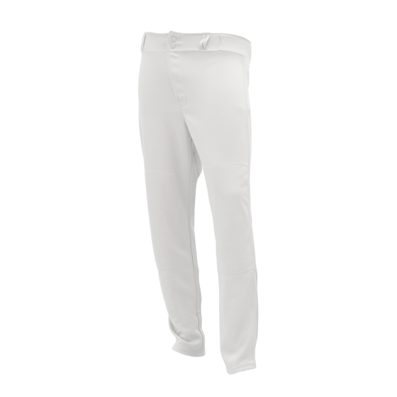 Athletic Knit (AK) BA1390Y-000 Youth White Pro Baseball Pants