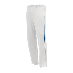 Athletic Knit (AK) BA1391Y-207 Youth White/Royal Blue Pro Baseball Pants