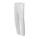 Athletic Knit (AK) BA1391A-207 Adult White/Royal Blue Pro Baseball Pants