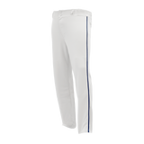 Athletic Knit (AK) BA1391Y-217 Youth White/Navy Pro Baseball Pants