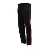 Athletic Knit (AK) BA1391Y-249 Youth Black/Red Pro Baseball Pants