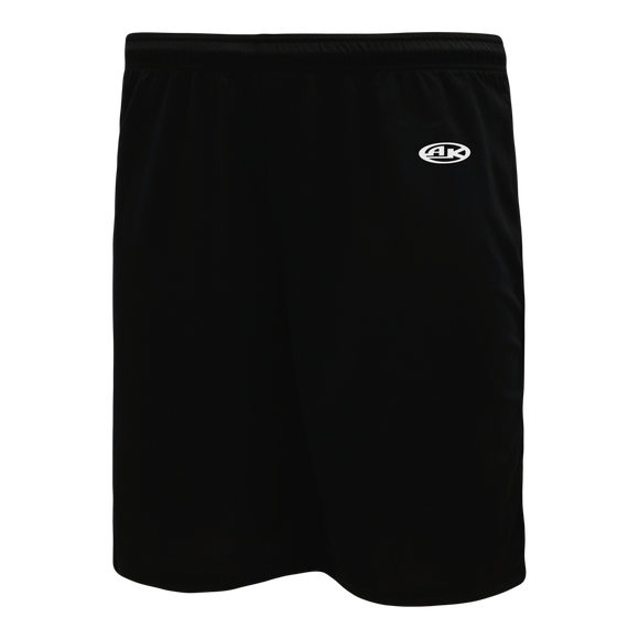 Athletic Knit (AK) BAS1700L-001 Ladies Black Baseball Shorts