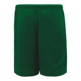 Athletic Knit (AK) BAS1700Y-029 Youth Dark Green Baseball Shorts
