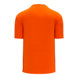 Athletic Knit (AK) BA1800M-064 Mens Orange Pullover Baseball Jersey