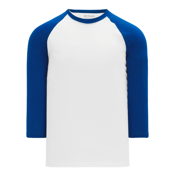 Athletic Knit (AK) V1846A-207 Adult White/Royal Blue Volleyball Jersey