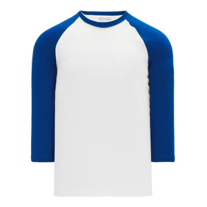 Athletic Knit (AK) S1846Y-207 Youth White/Royal Blue Soccer Jersey