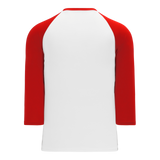 Athletic Knit (AK) V1846Y-209 Youth White/Red Volleyball Jersey