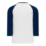 Athletic Knit (AK) S1846Y-217 Youth White/Navy Soccer Jersey