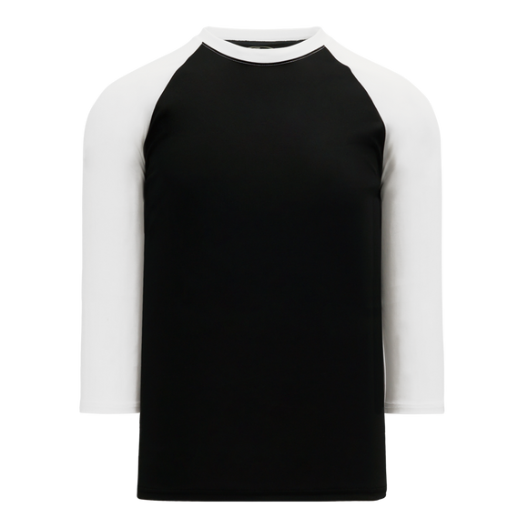 Athletic Knit (AK) V1846A-221 Adult Black/White Volleyball Jersey