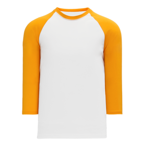 Athletic Knit (AK) S1846A-242 Adult White/Gold Soccer Jersey