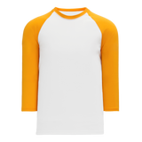 Athletic Knit (AK) S1846A-242 Adult White/Gold Soccer Jersey