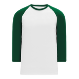 Athletic Knit (AK) S1846A-279 Adult White/Dark Green Soccer Jersey
