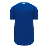 Athletic Knit (AK) BA5200M-002 Mens Royal Blue Full Button Baseball Jersey