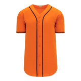 Athletic Knit (AK) BA5500Y-SF576 San Francisco Giants Orange Youth Full Button Baseball Jersey