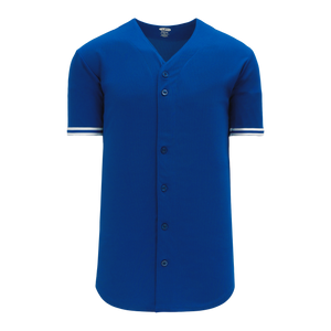 Athletic Knit (AK) BA5500Y-TOR568 Toronto Blue Jays Royal Blue Youth Full Button Baseball Jersey