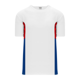Athletic Knit (AK) S563 White/Red/Royal Blue Soccer Jersey - PSH Sports