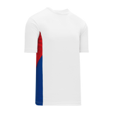 Athletic Knit (AK) S563 White/Red/Royal Blue Soccer Jersey - PSH Sports