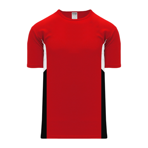 Athletic Knit (AK) S563 Red/White/Black Soccer Jersey - PSH Sports