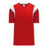 Athletic Knit (AK) S569 Red/White Soccer Jersey - PSH Sports