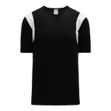 Athletic Knit (AK) BW569A-221 Adult Black/White Basketball Warmup Shirt - PSH Sports