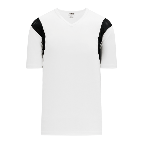 Athletic Knit (AK) S569 White/Black Soccer Jersey - PSH Sports