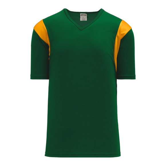Athletic Knit (AK) S569 Dark Green/Gold Soccer Jersey - PSH Sports