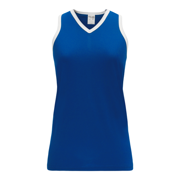 Athletic Knit (AK) V583L-206 Royal Blue/White Ladies Volleyball Jersey