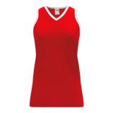 Athletic Knit (AK) V583L-208 Red/White Ladies Volleyball Jersey