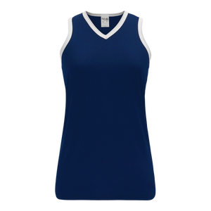 Athletic Knit (AK) V583L-216 Navy/White Ladies Volleyball Jersey