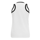 Athletic Knit (AK) V583L-222 White/Black Ladies Volleyball Jersey